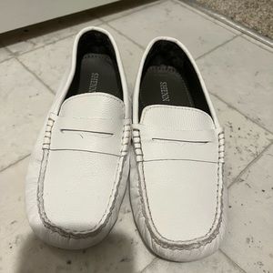 White Boys Loafers - Wedding Shoes